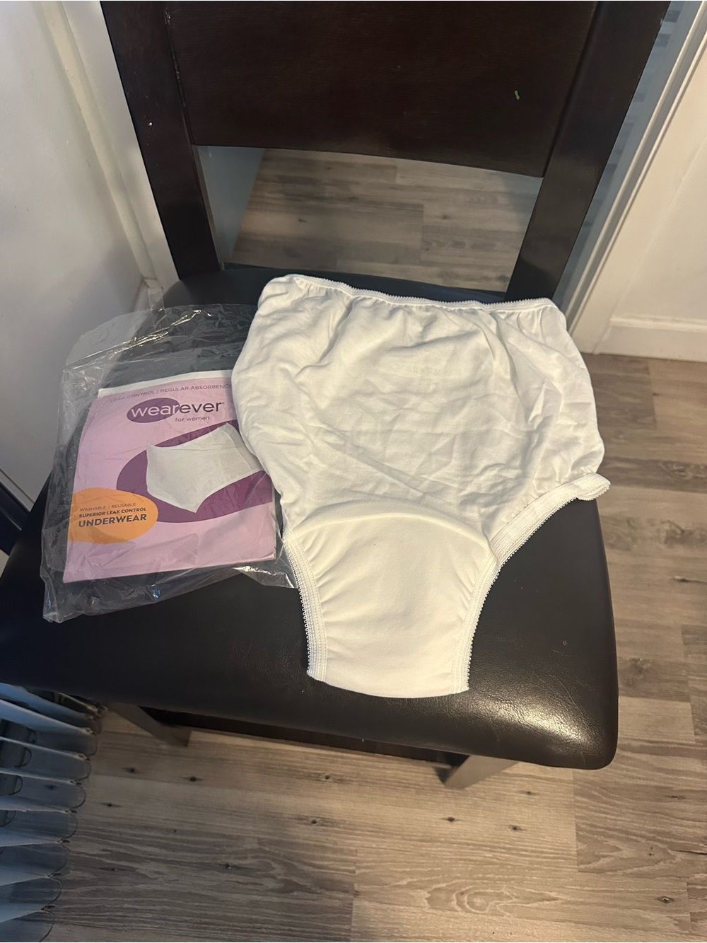 Women's White High-Waist Absorbent Brief - Kids Bottoms